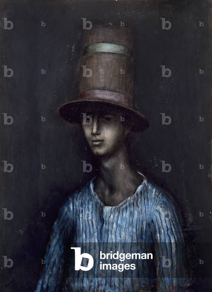 Neapolitan Boy, 1955 (oil on wood)