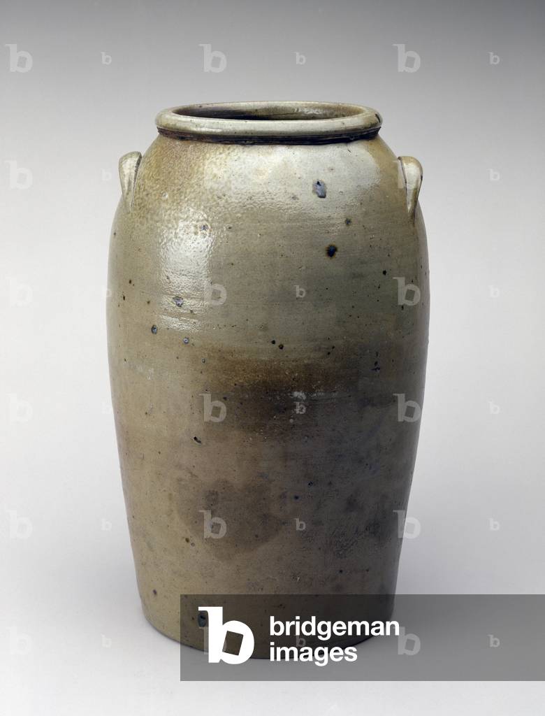 Seven-Gallon Jar, 186-1884 (salt-glazed stoneware)