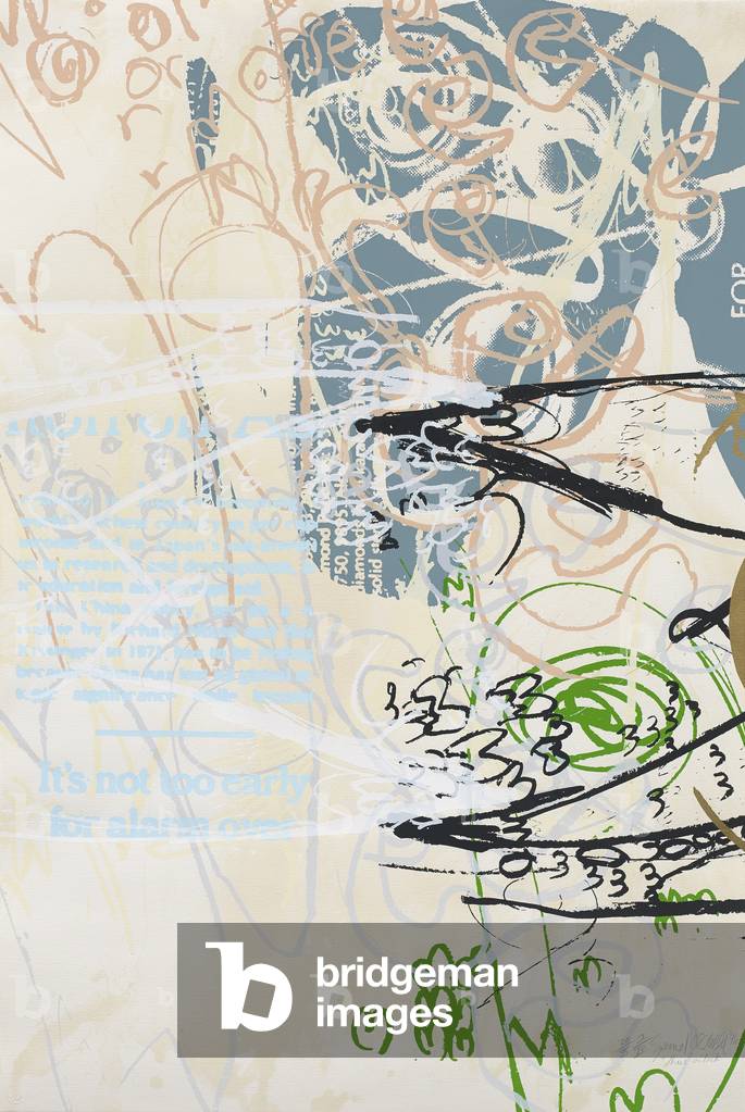 3:00, 1996 (litho & screenprint in colours on Arches Cover 300 GSM paper)