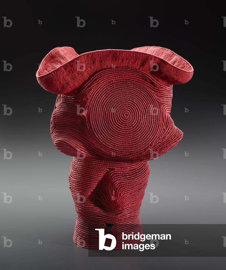 Centric Spaces, 2000 (waxed linen thread)