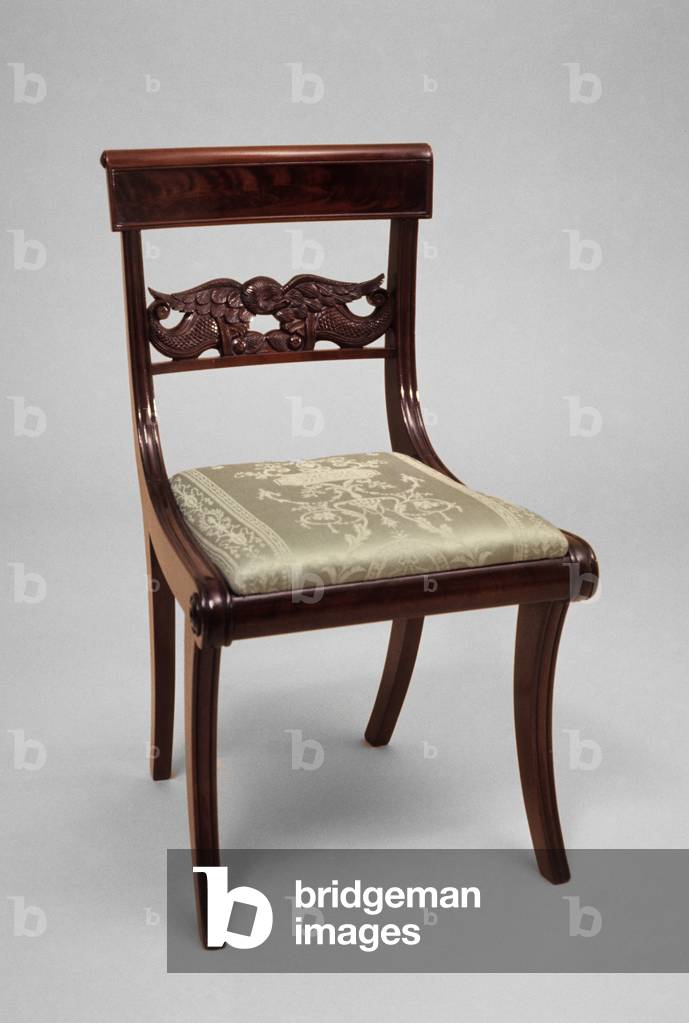 Side Chair, 1810-1820 (mahogany; ash)
