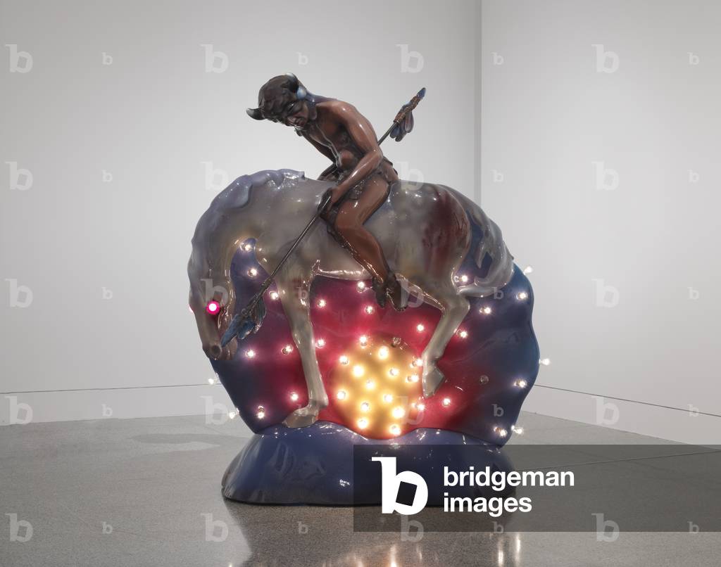 End of the Trail (with Electric Sunset), 1971 (fibreglass & electric bulbs)