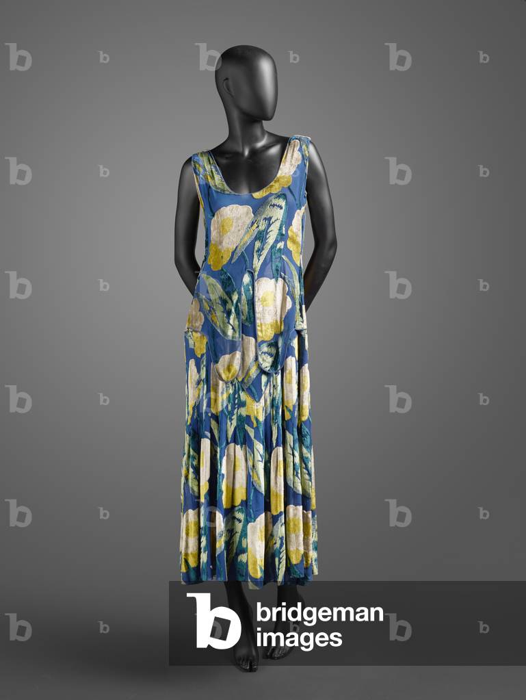 Dance Dress, 1921 (voided velvet & silk crepe)