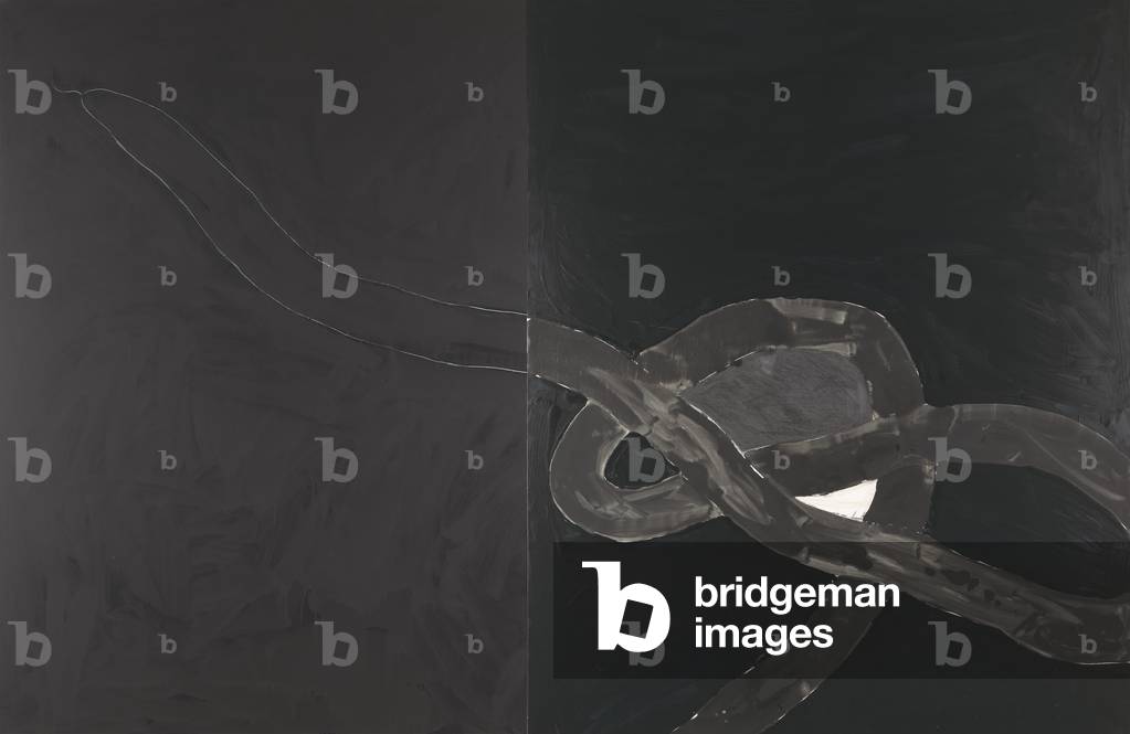 Untitled, 1981 (oil & graphite on canvas)