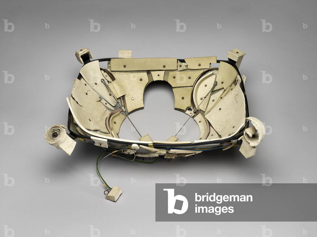 TV Dish, 1984 (ceramic, metal & plastic)