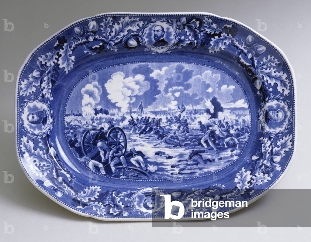 Platter, 1890-1900 (lead-glazed earthenware)