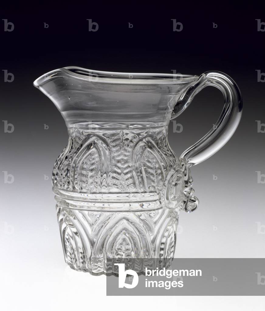 Pitcher, c. 1825-1845 (lead glass)