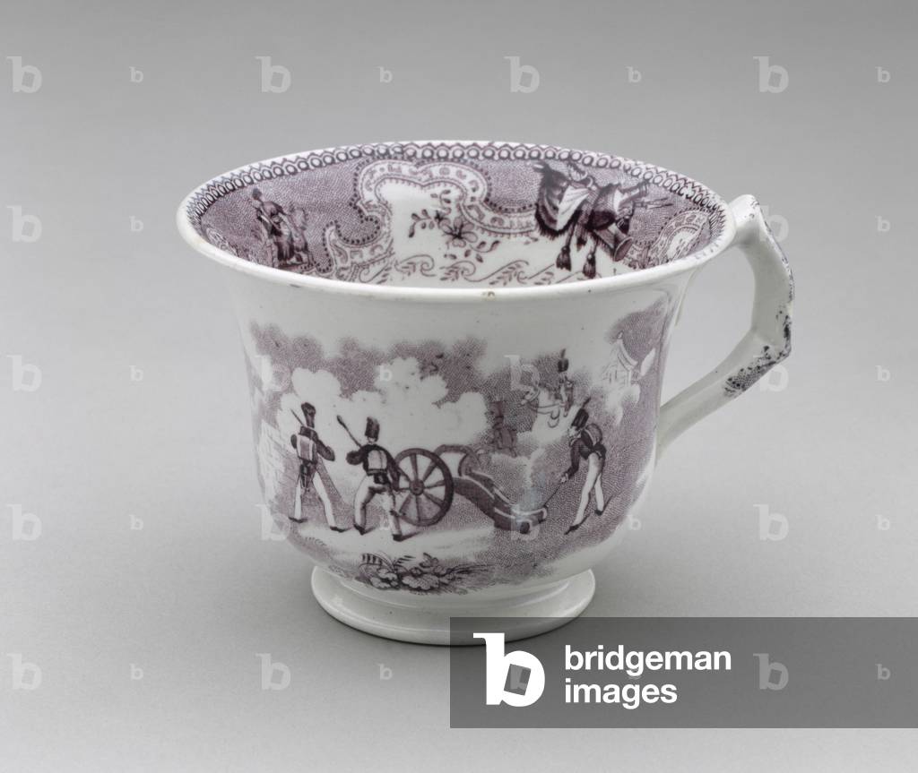 Punch Cup, 1846-52 (transfer-printed lead-glazed earthenware)
