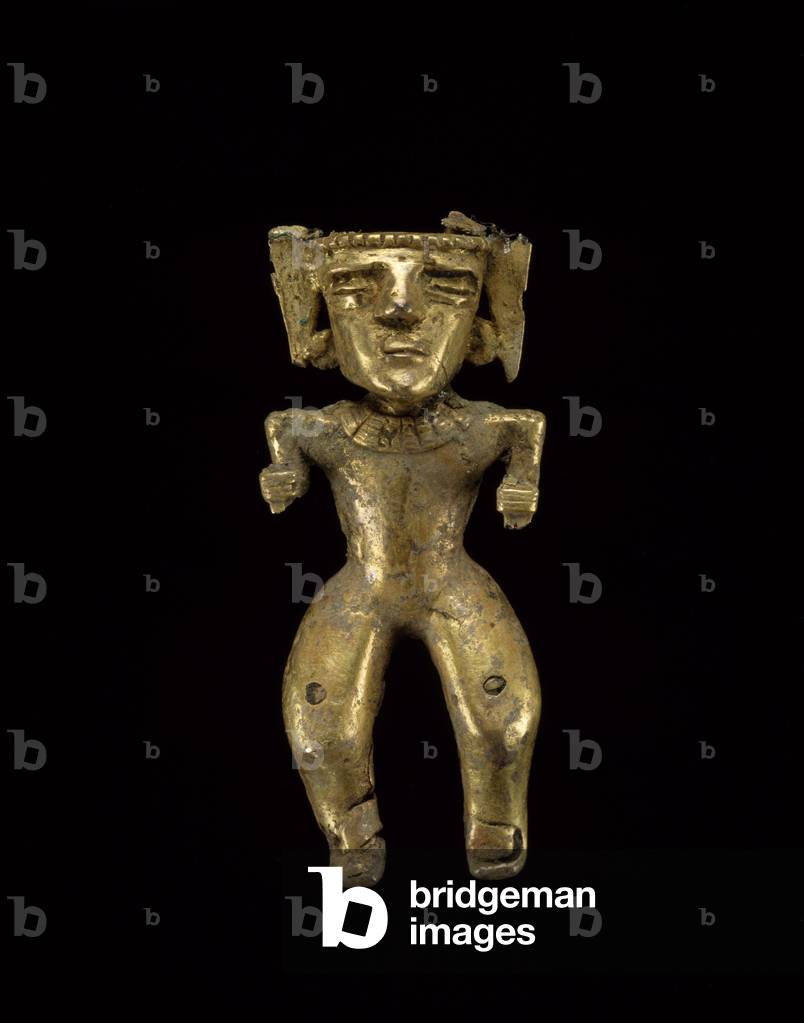Standing figure, 200-1600 AD (gold)