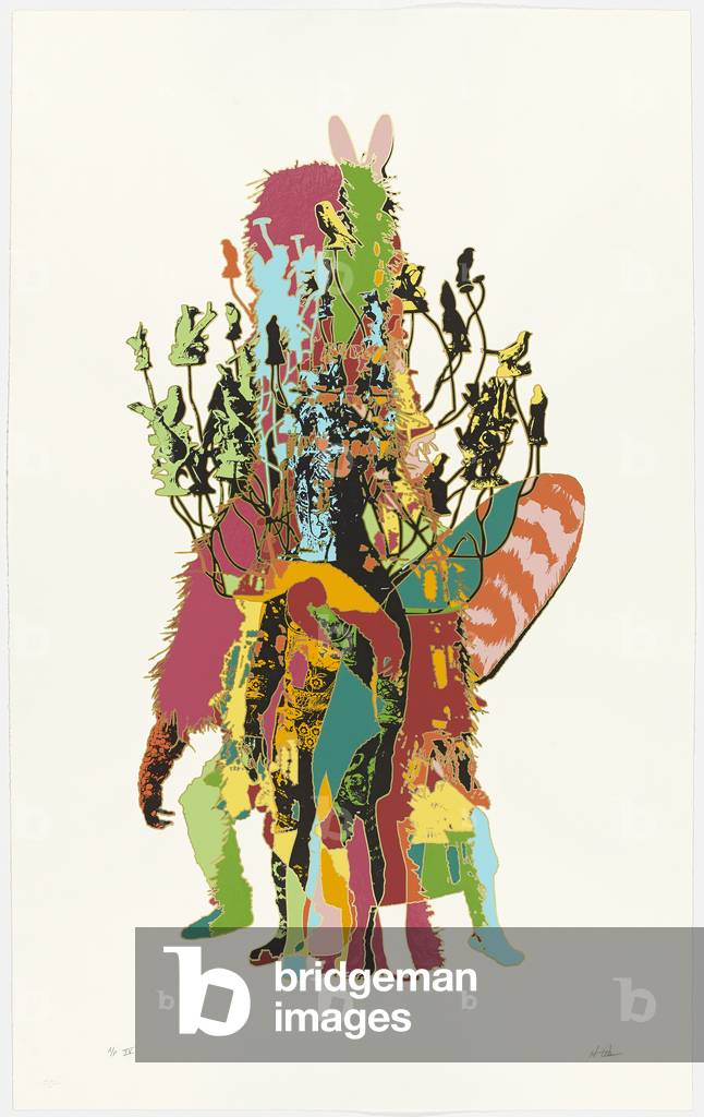 Untitled, 2013 (colour screenprint on wove paper)