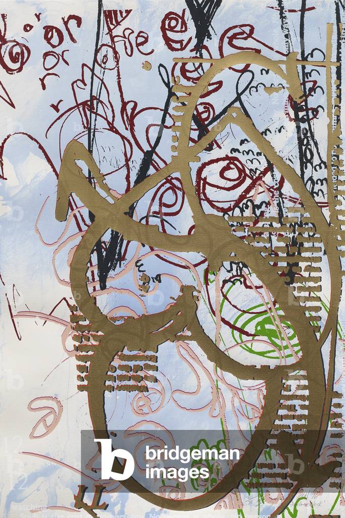 12:00, 1996 (litho & screenprint in colours on Arches Cover 300 GSM paper)