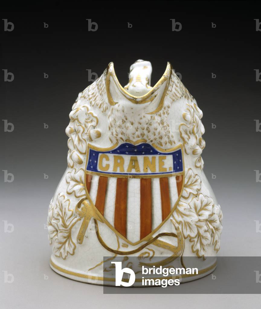 Pitcher, c. 1853 (soft-paste porcelain with enamel and gilding)