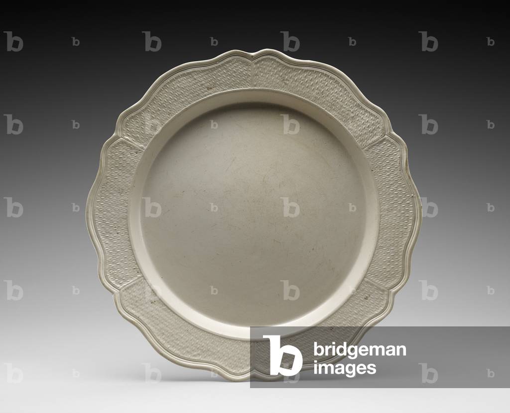 Dish, c. 1755-1770 (salt-glazed stoneware)