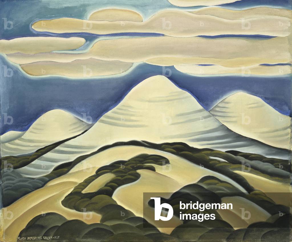 Earth Rhythms No.3, 1935 (oil on canvas)