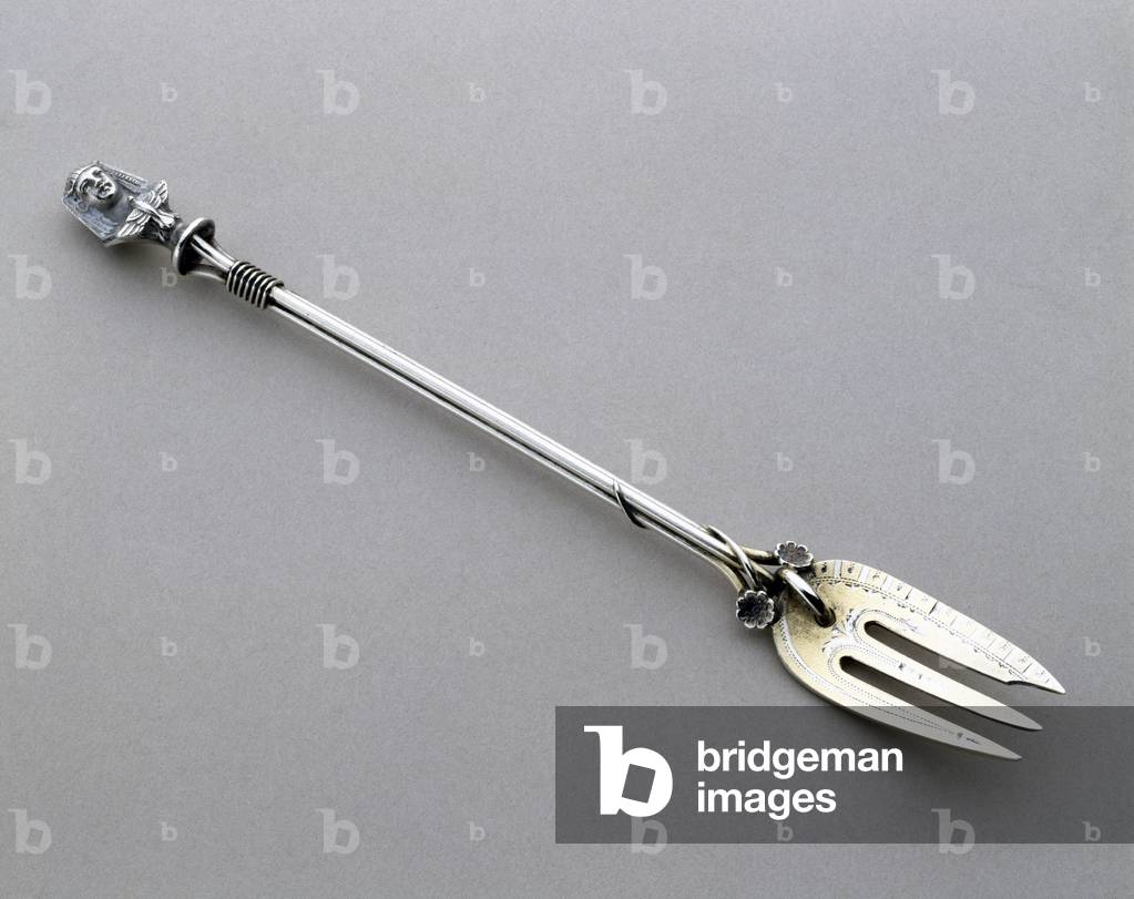 Pickle Fork, c. 1860-1875 (silver)