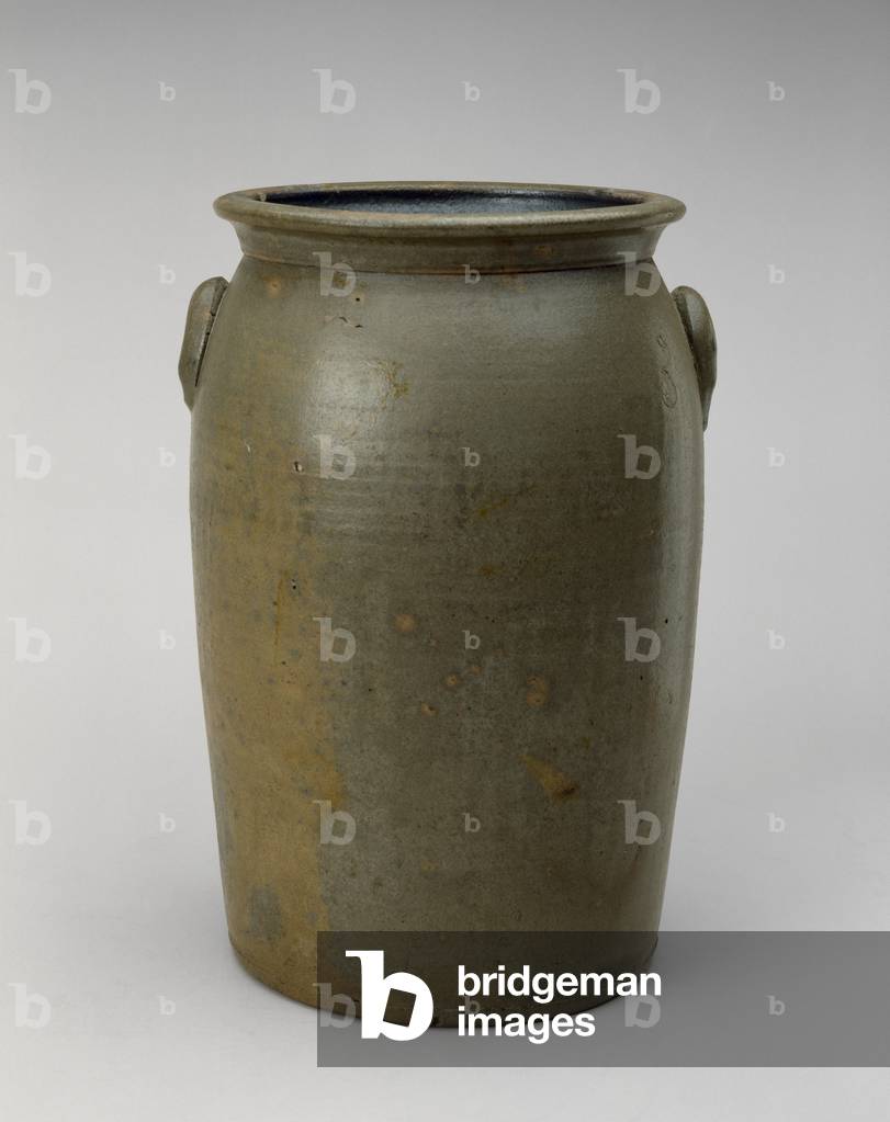 Three-Gallon Jar, 1869-1884 (salt-glazed stoneware)