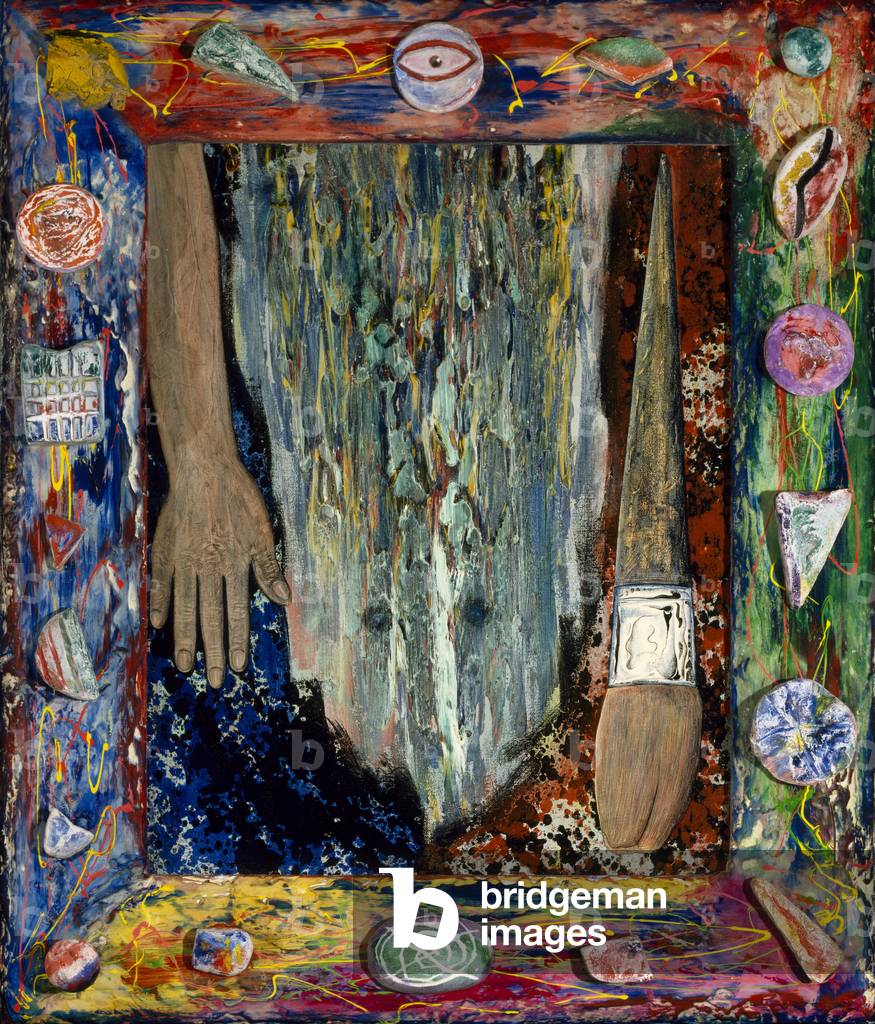 Trek, 1986 (oil, acrylic & wood)