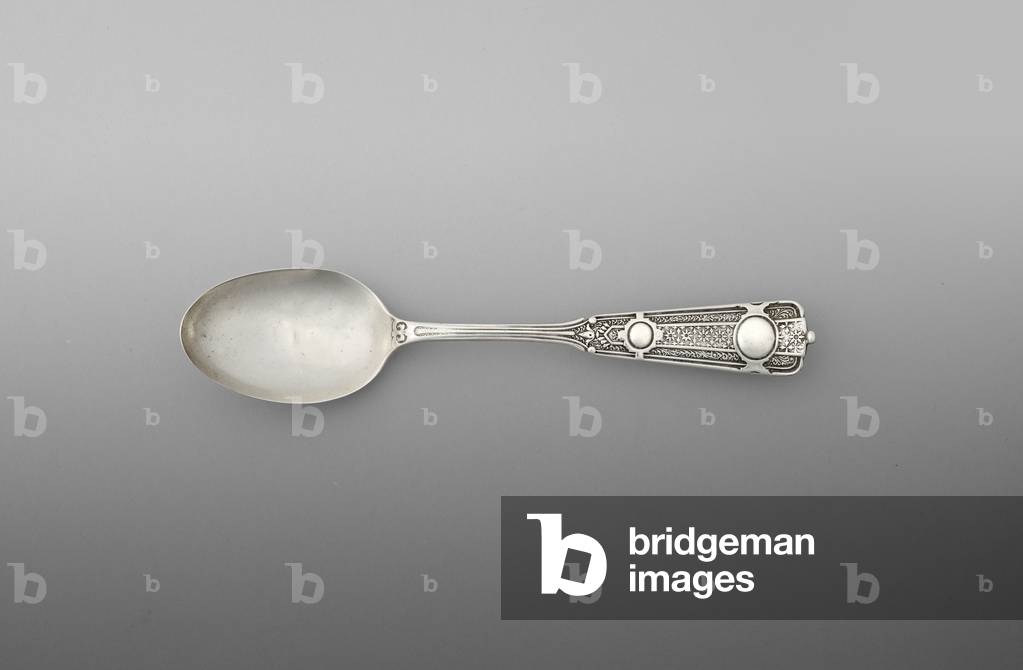 Teaspoon (one of a pair), c.1860-90 (silver)