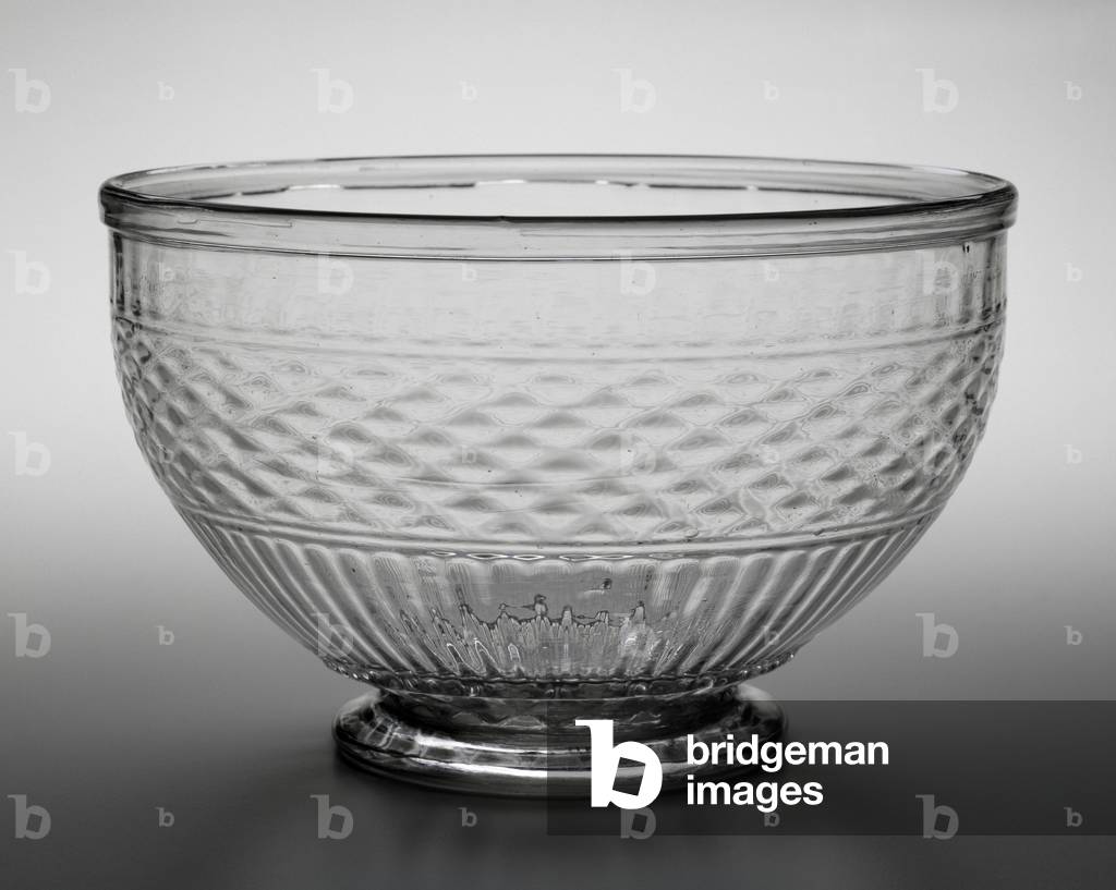 Punch Bowl, c. 1820-1840 (lead glass)