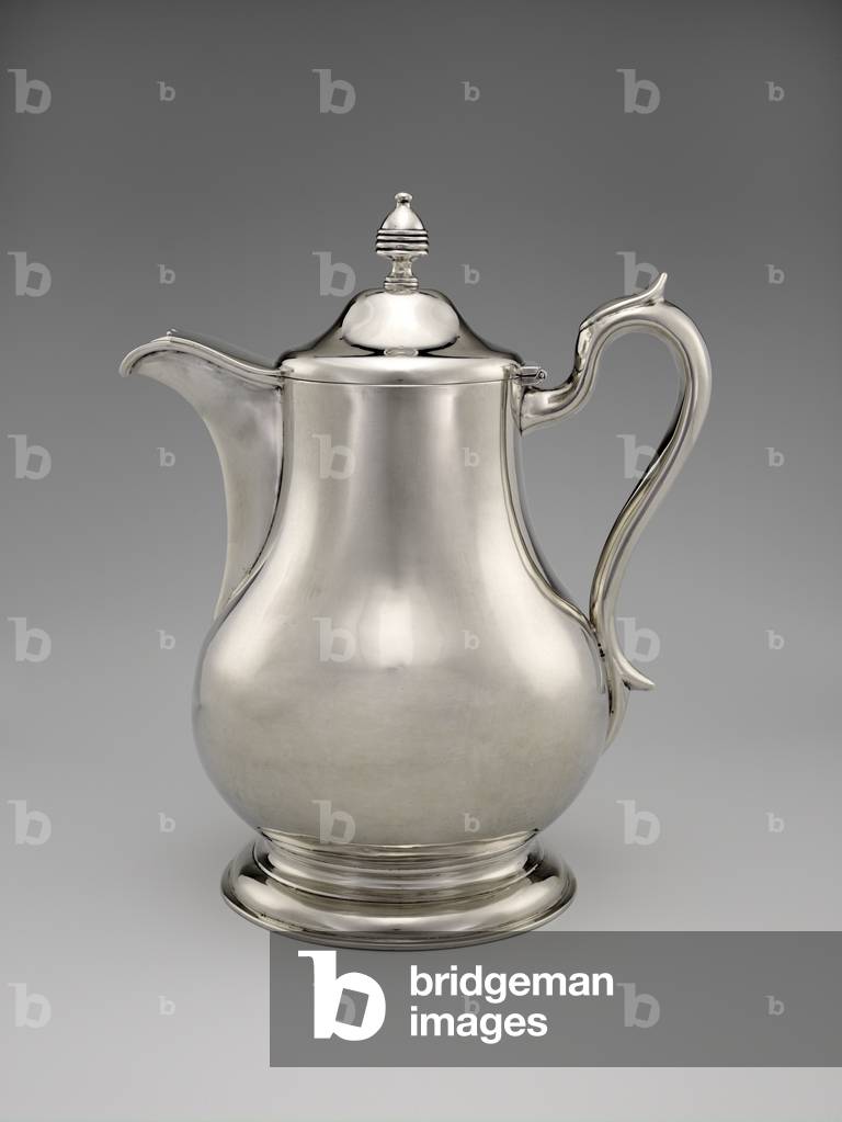 Pitcher, c. 1842-1872 (silver)