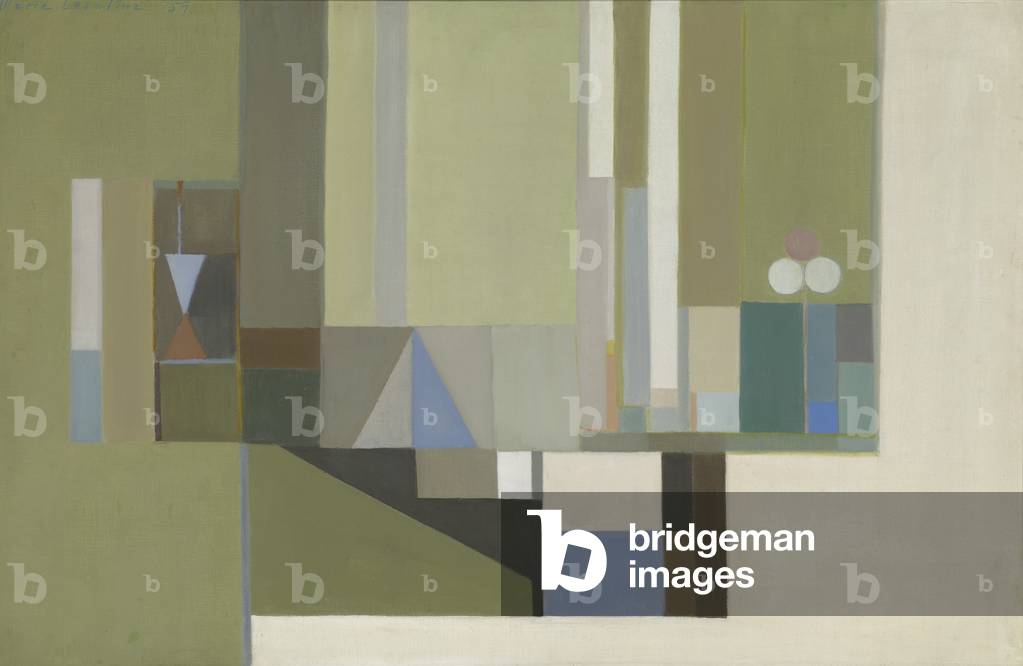 Os episódios II, 1959 (oil on canvas)