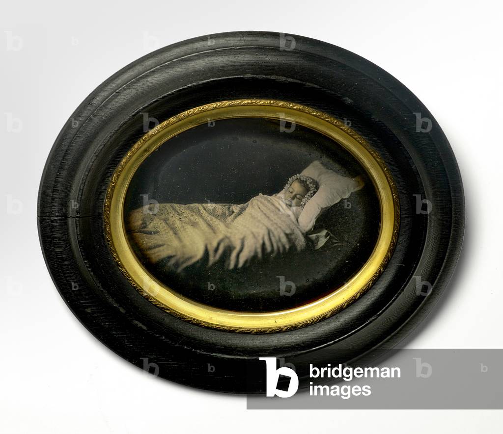 [Postmortem Portrait of a Child], mid-1850s (daguerreotype with applied colour)