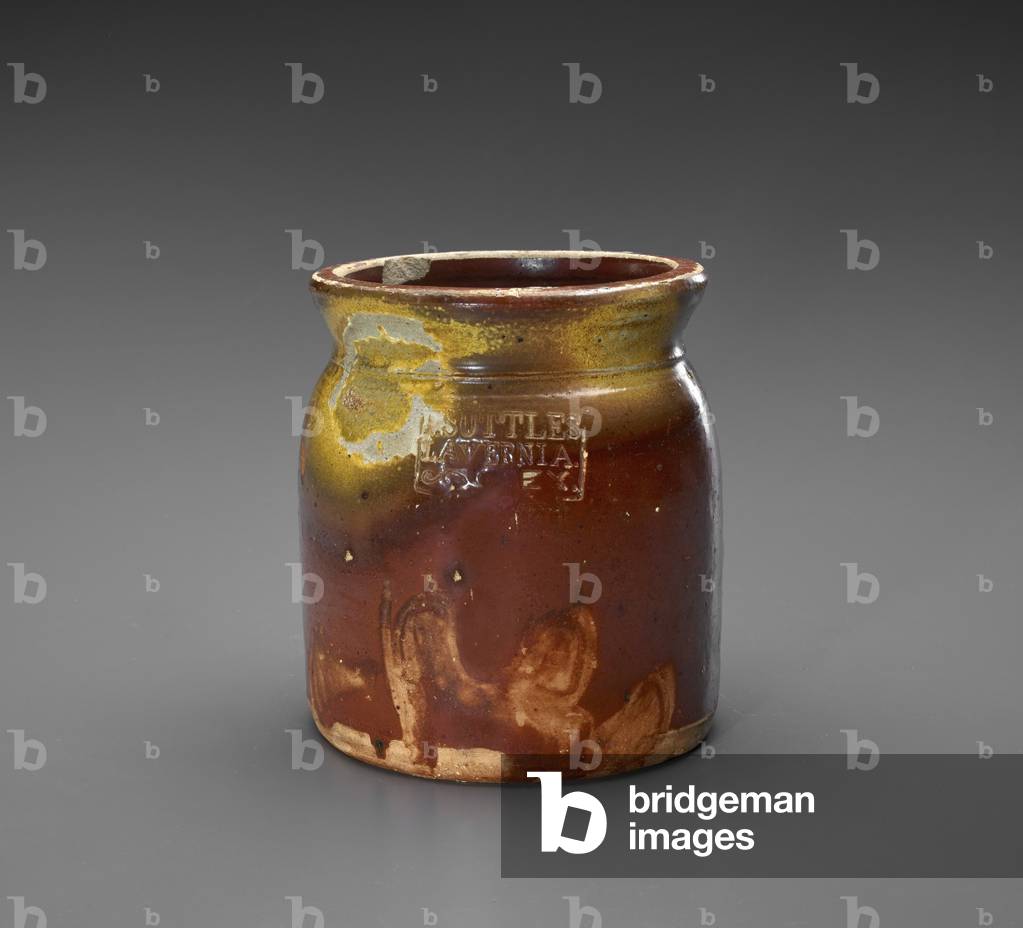 Jar, c. 1873-1882 (slip-glazed stoneware)