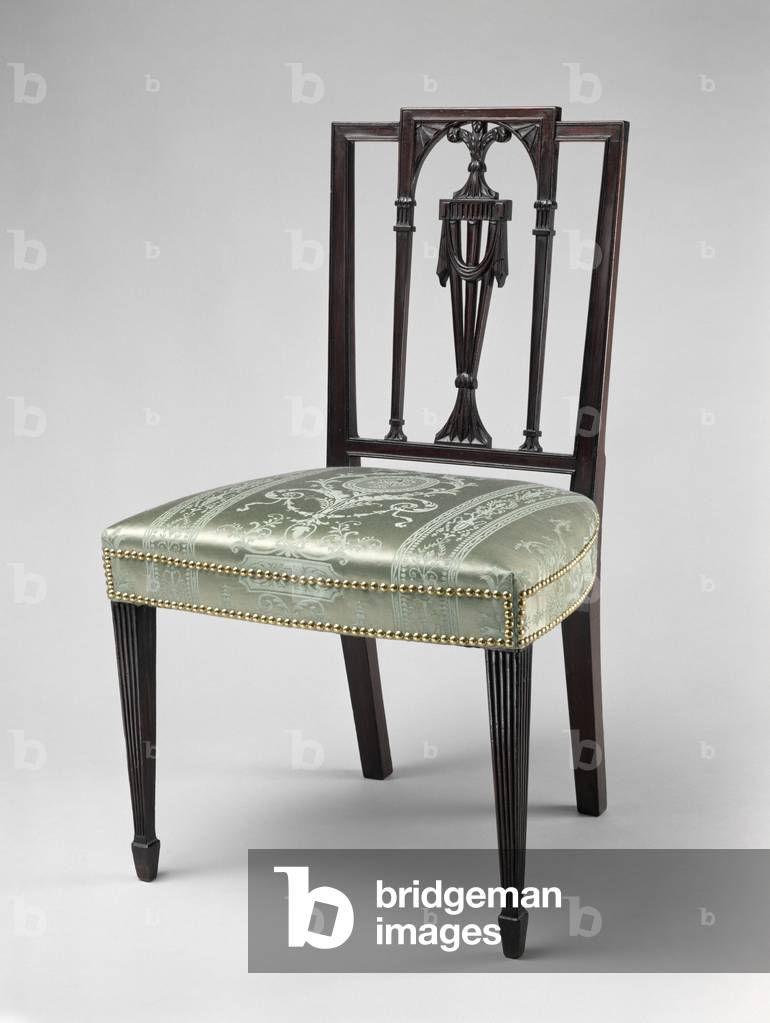 Side Chair, 1785-1820 (mahogany; with ash, black cherry, eastern white pine)