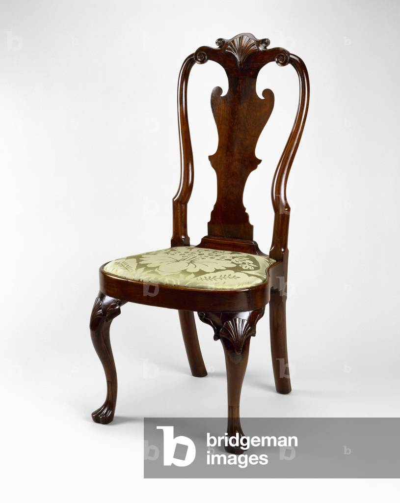 Side Chair, 1745-1795 (black walnut; southern yellow pine)