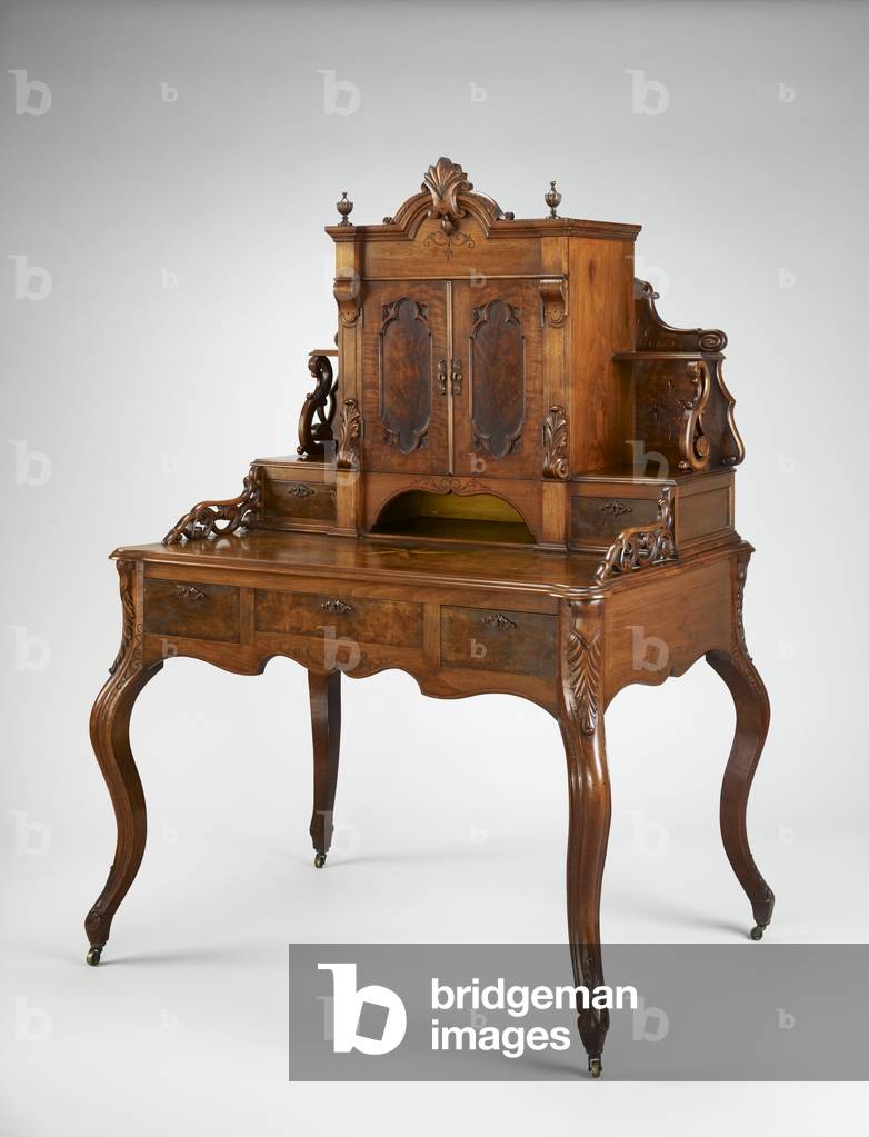 Desk, c. 1870-1880 (walnut and maple; pine)