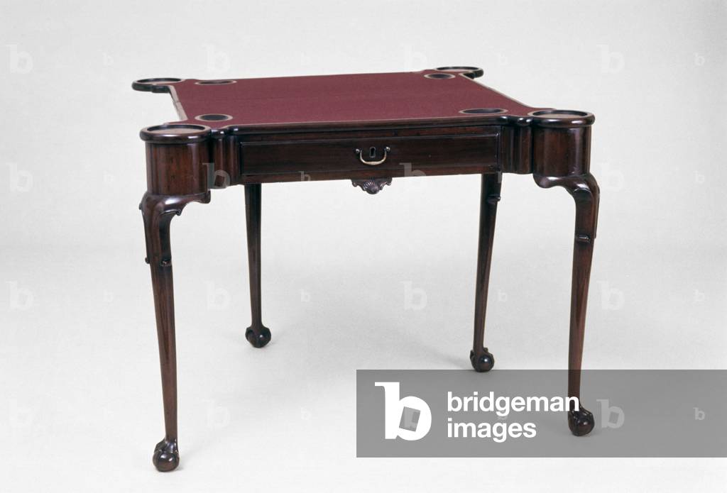 Card Table, 1735-1795 (mahogany; mahogany, black walnut, soft maple, eastern white pine, and basswood)