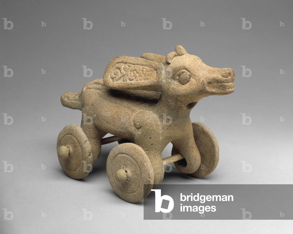 Wheeled Deer, 300-900 AD (earthenware)