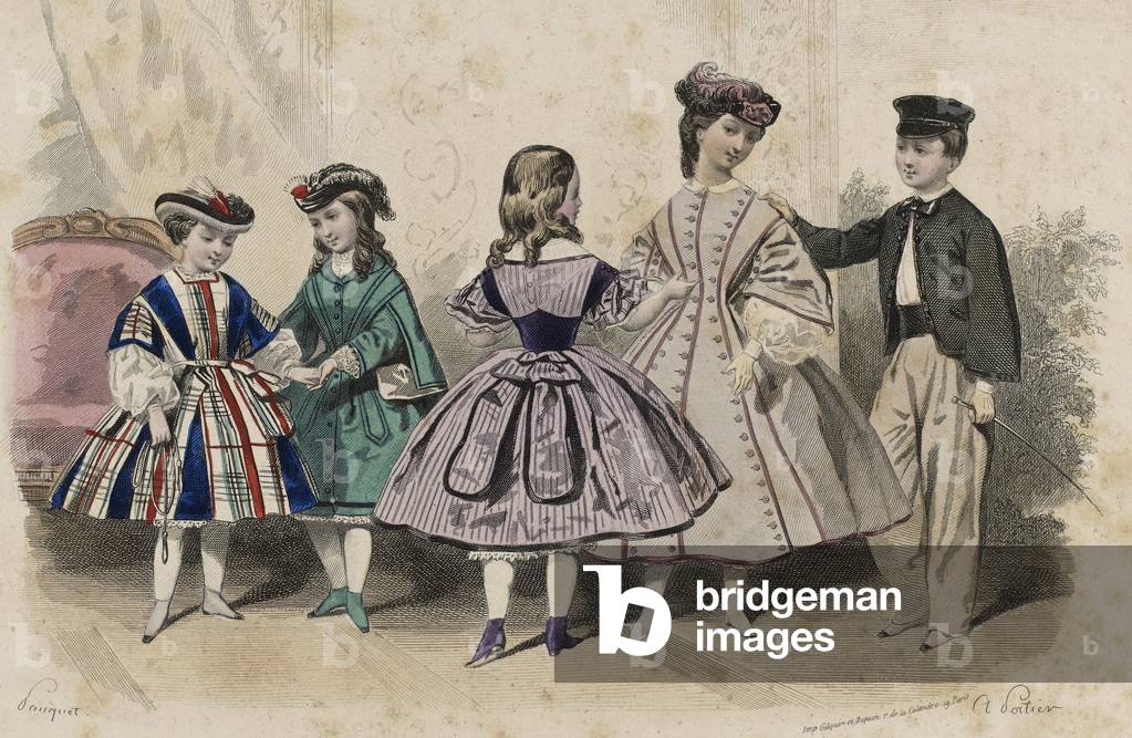 Untitled, April 1861 (hand-coloured engraving)