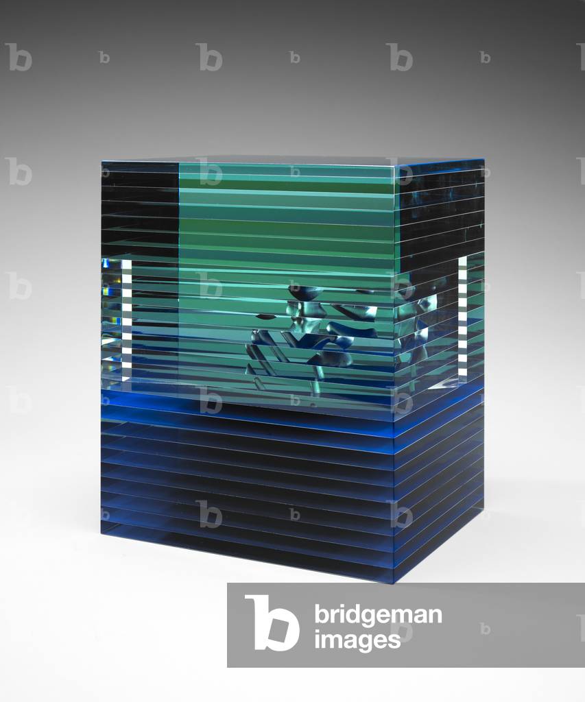 Inhabitant of Blue, 2002 (cut glass)
