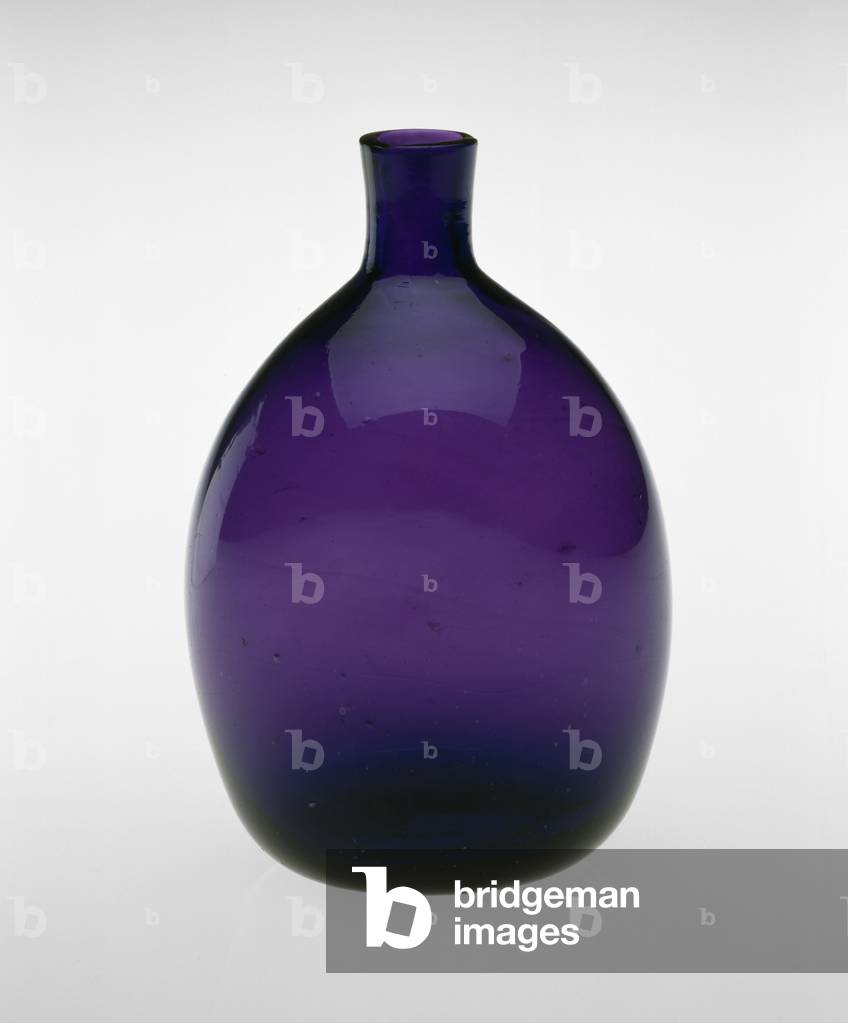 Pocket Bottle, 1769-1774 (non-lead glass)