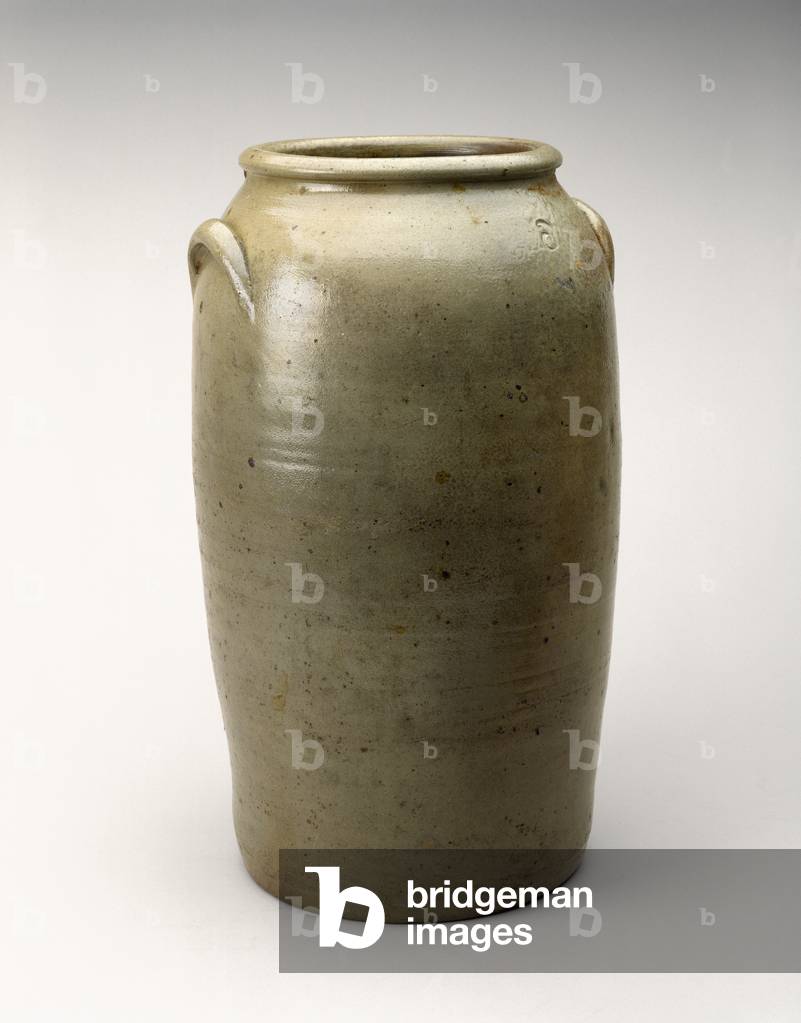 Six-Gallon Jar, 1869-1884 (salt-glazed stoneware)