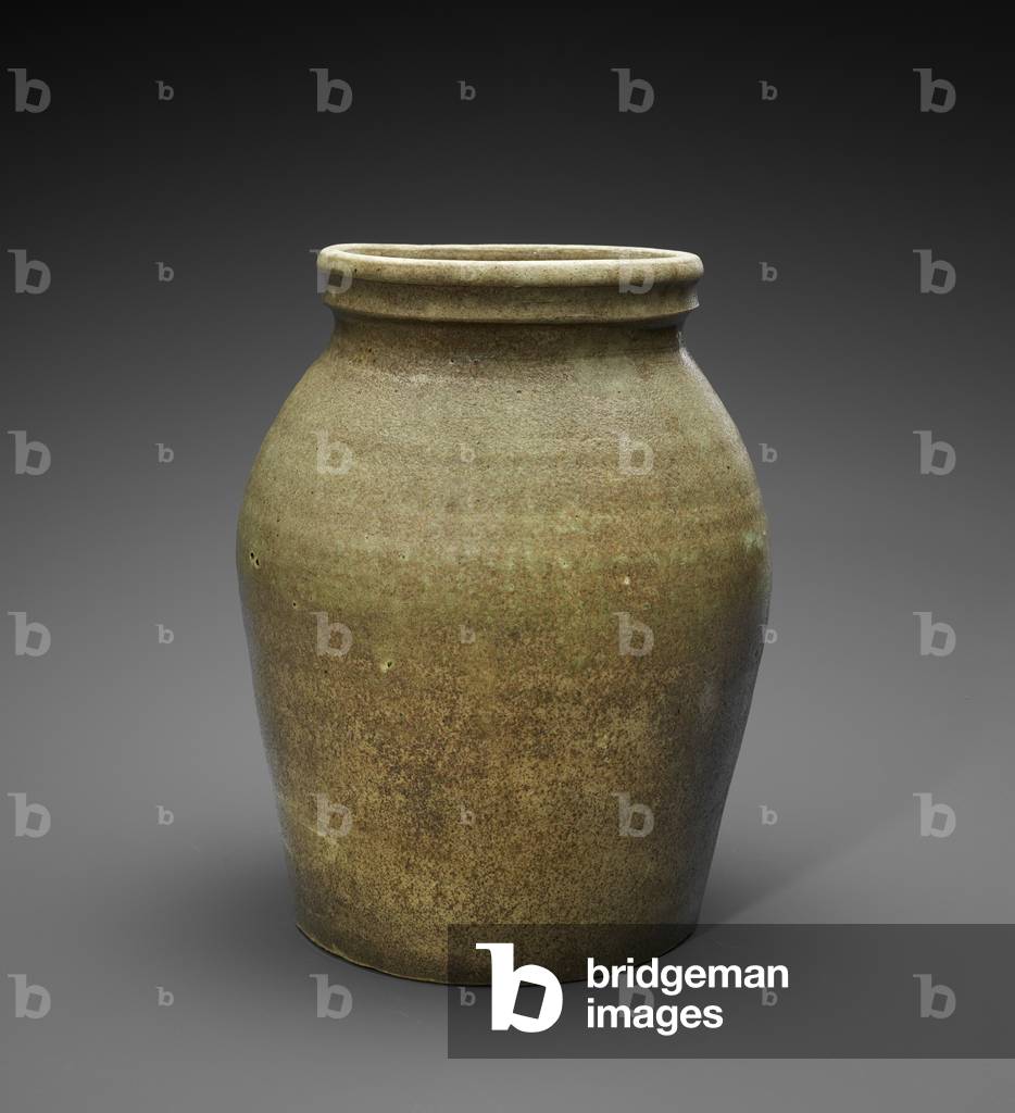 Jar, c. 1850-1883 (alkaline-glazed ceramic)