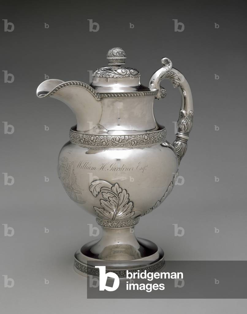 Pitcher, c. 1827 (silver)