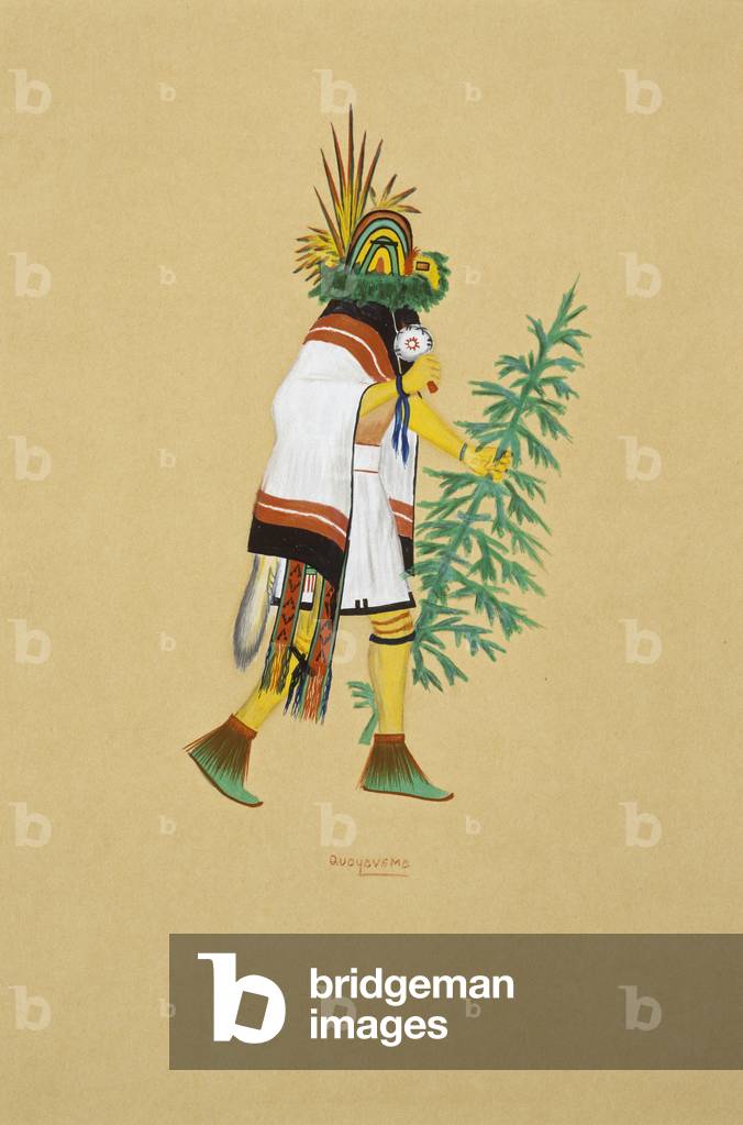 Chi-To-To, Chief Kabolima of Tobacco Clan (S'A Towa) of Tewa (Hano), 1930-40 (tempera on wove paper)