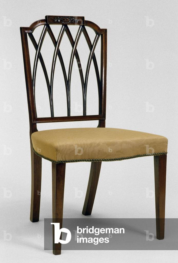 Side Chair, c. 1785-1820 (mahogany; eastern white pine, ash, beech, birch, and hard maple)