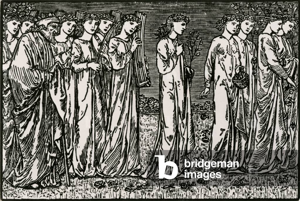 The Procession to the Hill, 1866 (woodcut)