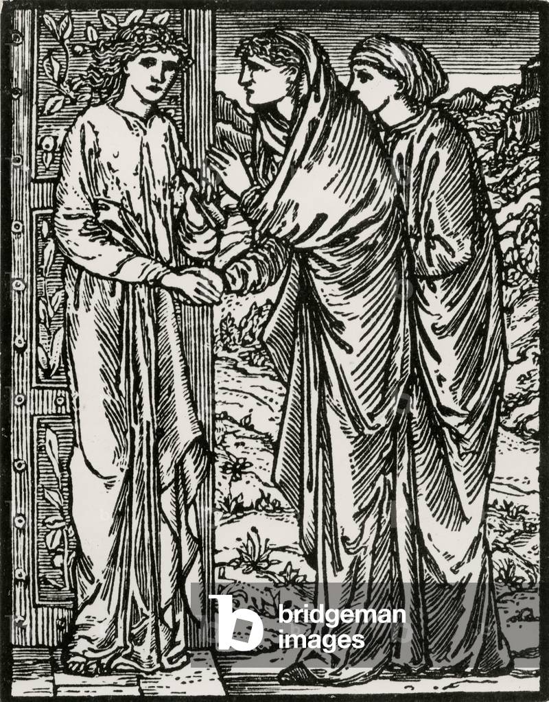 Second Visit, 1866 (woodcut)