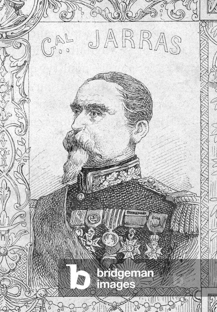 Portrait of French general Hugues-Louis Jarras, Franco Prussian War