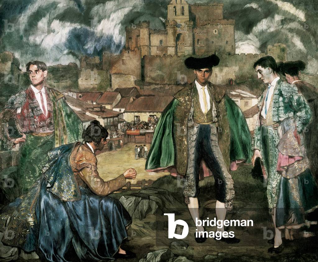 Young Bullfighters of Turegano, 1915 (oil on canvas)