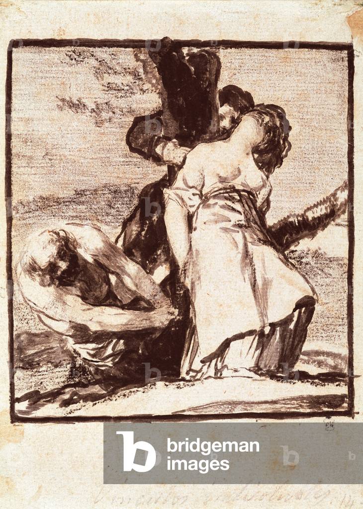 Indissoluble Links (Chinese ink & black pencil wash on paper)