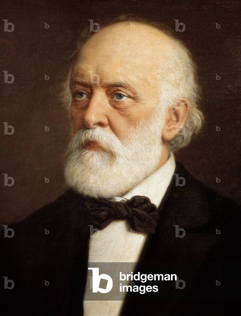 Portrait of Lajos Kossuth (1802-1894), Hungarian patriot and politician, 19th century (oil on canvas)