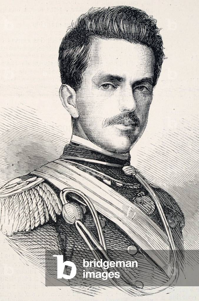 UMBERTO I of Italy (1844-1900). King of Italy (1878-1900). El Museo Universal. 1868. Engraving ©Lorio/Iberfoto/Leemage