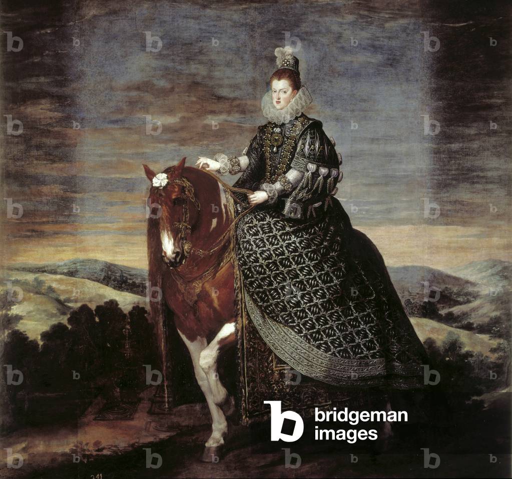 Portrait of Queen Margaret of Austria, (oil on canvas) 1634-1635