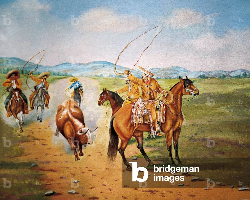 Cows (cows boys or gauchos), 1921 Mexico
