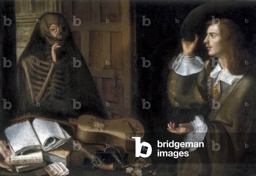Death and the Knight, 17th century (oil on canvas)